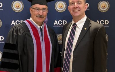 Dr. Cotant was honored to be part of the induction ceremony of several colleagues to the American College of Dentists.